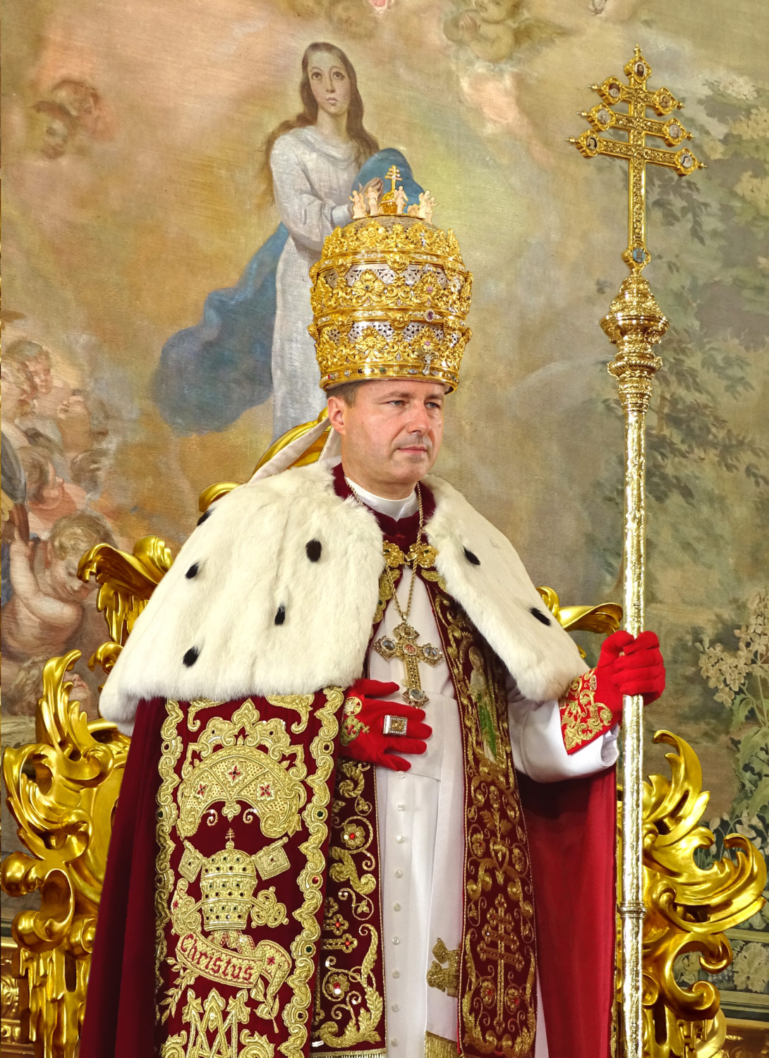 <a href="https://www.palmarianchurch.org/his-holiness-pope-peter-iii/" title="His Holiness Pope Peter III">His Holiness Pope Peter III, <br><i> De Glória Ecclésiæ </i><br><br> Happily Reining<br><br><br> See more</a>