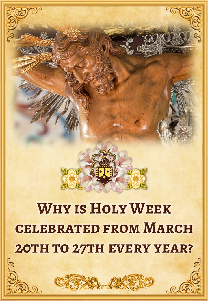 Why is Holy Week celebrated from March 20th to 27th every year? <br> <br> See more</a>